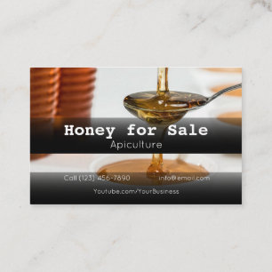Honey for Sale Apiculture Business Company Business Card