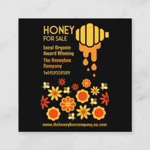 Honey For Sale Calling Card