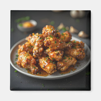 Honey Garlic Chicken Wings Magnet