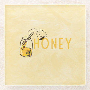Honey Glass Coaster