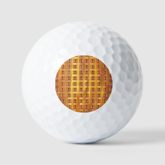 Honey Gold Golf Balls (Front)