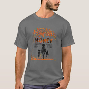 Honey - Granddaughter Best Friend Autumn T-Shirt