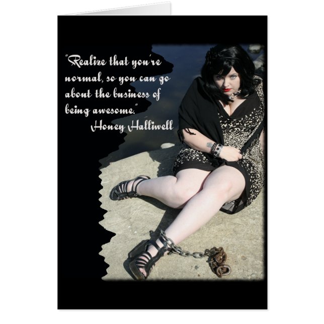 Honey Halliwell's Awesome Card (Front)