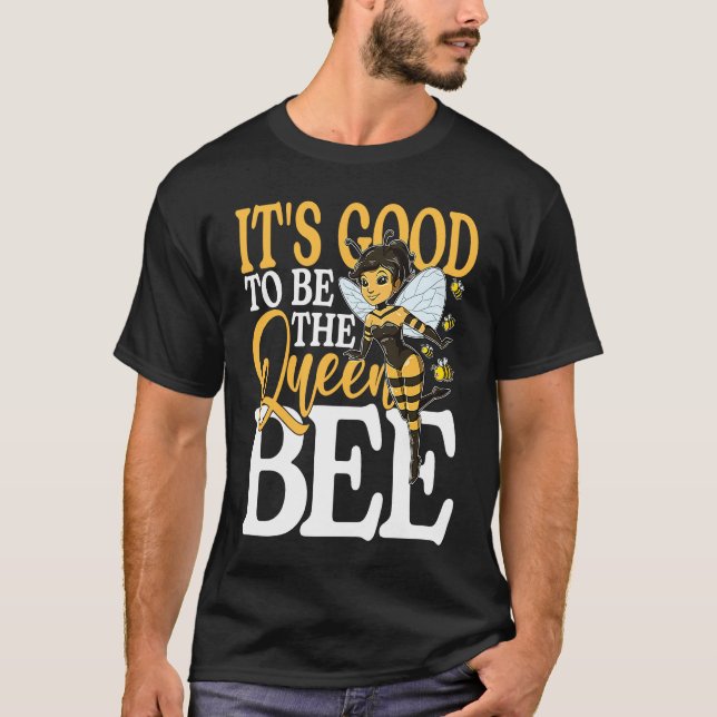 Honey honeybee beehive beekeeping accessories T-Shirt (Front)