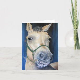 Honey Horse Folded Card