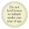 Honey Infant Warning