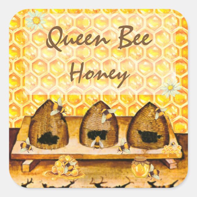 Honey Jar Canning Label (Front)