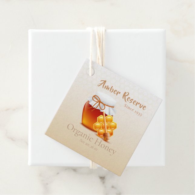 Honey Jar Favour Tags (In Situ)