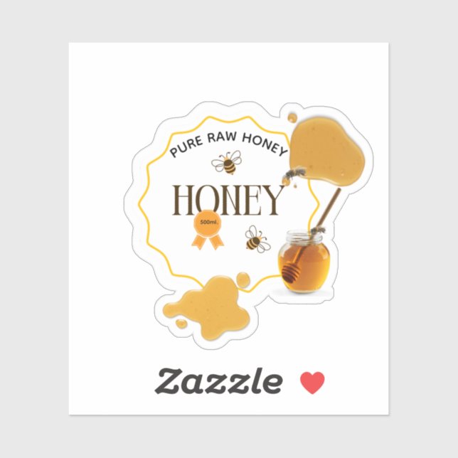 Honey Jar Honeybee Honeycomb Bee Apiary (Sheet)