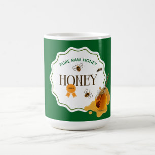 Honey Jar Honeybee Honeycomb Bee Apiary Coffee Mug