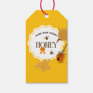 Honey Jar Honeybee Honeycomb Bee Apiary Gift Tags