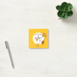 Honey Jar Honeybee Honeycomb Bee Apiary Post-it Notes