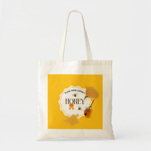 Honey Jar Honeybee Honeycomb Bee Apiary Tote Bag
