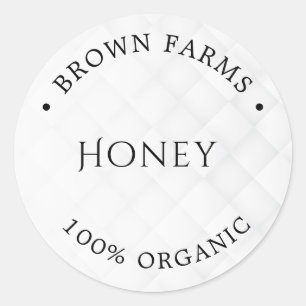 Honey jar Honeycomb Business stickers Labels