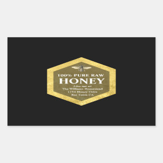 Honey Jar Label | Honey Bee and Apiary Name
