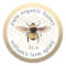 Honey Jar Label Honeybee Apiary Honeycomb Gold