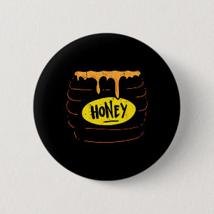 Honey Jar Pot Costume Fun Sweet Halloween Men Wome 6 Cm Round Badge