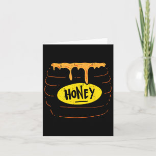 Honey Jar Pot Costume Fun Sweet Halloween Men Wome Card