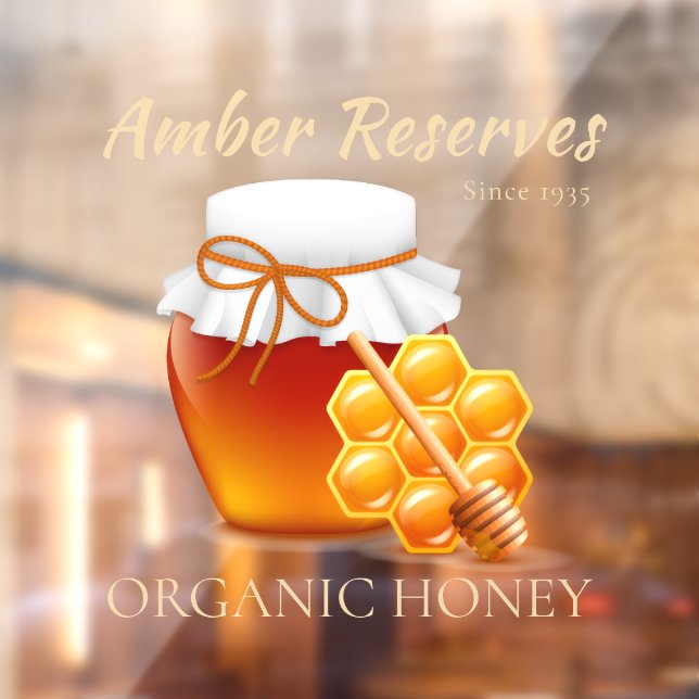 Honey Jar  Window Cling (Sheet 2)