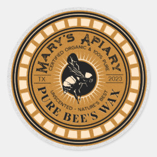 Honey Label, Bee Farm Business Label, Stickers