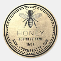 Honey label Black Gold | Honey Logo