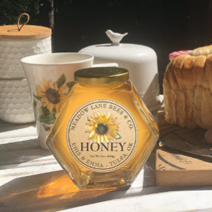 Honey Label Kraft Sunflower