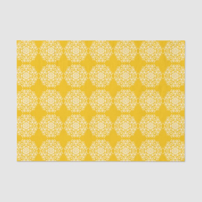 Honey Mandala Tissue Paper (Front)