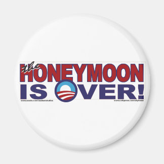 HONEY-MOON-IS-OVER MAGNET