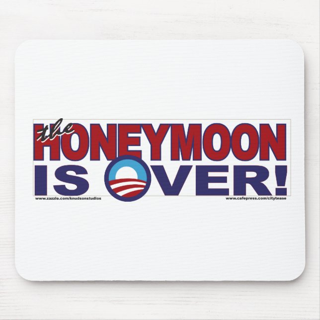 HONEY-MOON-IS-OVER MOUSE MAT (Front)