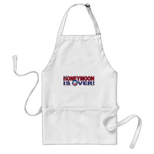 HONEY-MOON-IS-OVER STANDARD APRON