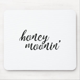 Honey Moonin Bride And Groom Honeymoon Premium _1 Mouse Mat