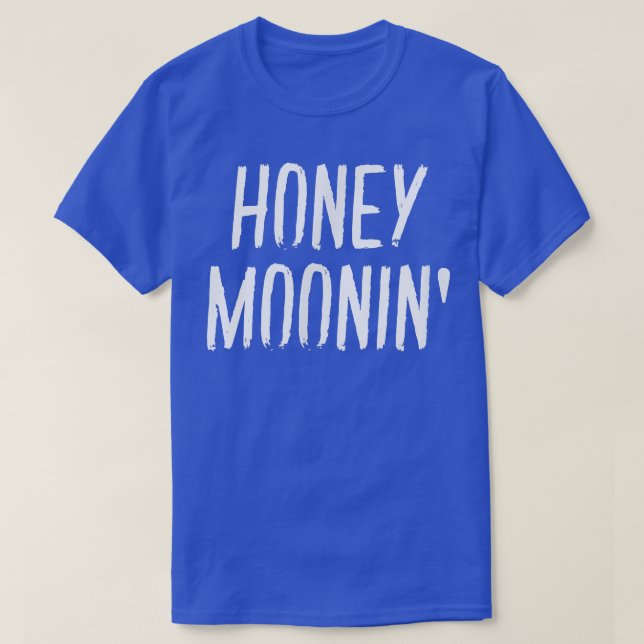 Honey MooninCool Vintage Couples Matching Honeymoo T-Shirt (Design Front)