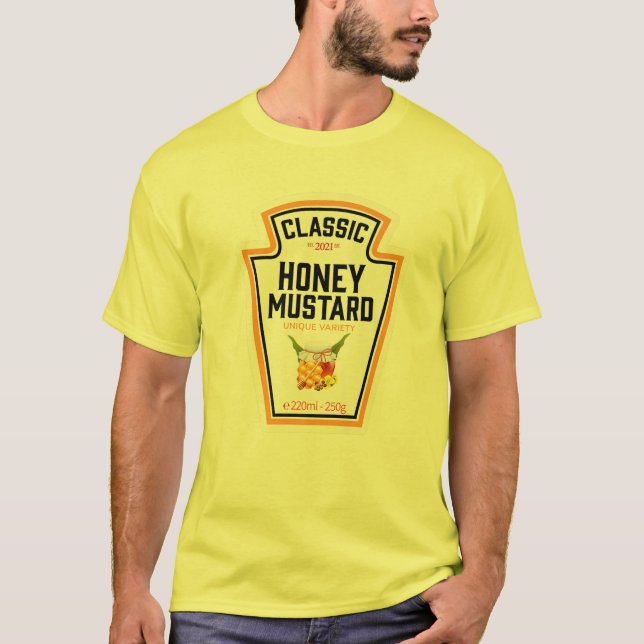 Honey Mustard Costume Matching Couples Groups Cond T-Shirt (Front)