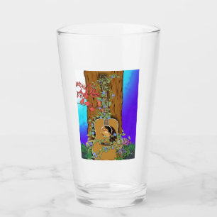 “Honey” Nature reclaimed guitar artwork Glass