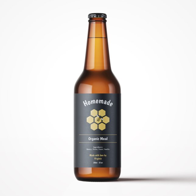 Honey or Mead Bottle Label Sticker (Honey or Mead Bottle Label Sticker)