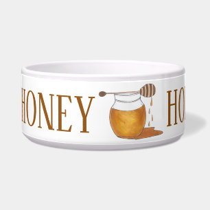 HONEY Personalised Honeypot Sweet Golden Honey Jar