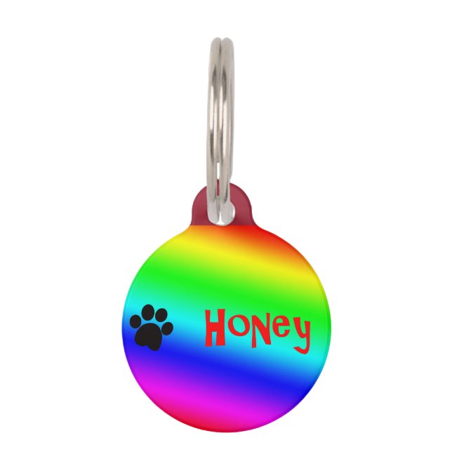 Honey Pet Tag (Back)