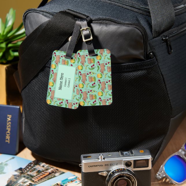 Honey Possum Luggage Tag (Front & Back)