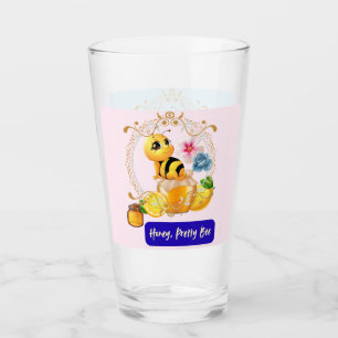 Honey, Pretty Bee Glass