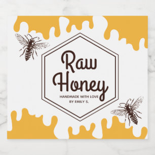 Honey Product Jar Label