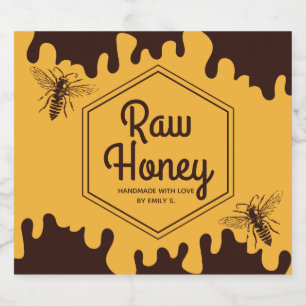 Honey Product Jar Label