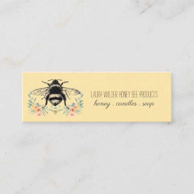Honey Products Craftsman Mini Business Card (Front)