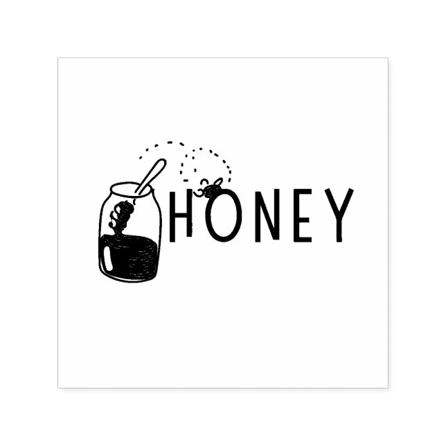Honey Self-inking Stamp (Design)