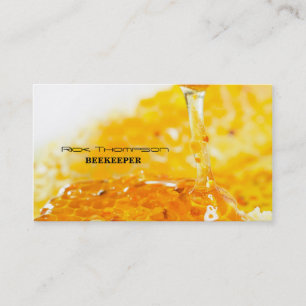 Honey Seller Bee Beekeeper Bee Farm Farmer Shop Business Card