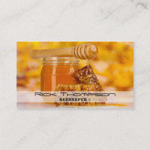 Honey Seller / Beekeeper Bee Farm Farmer Shop Business Card