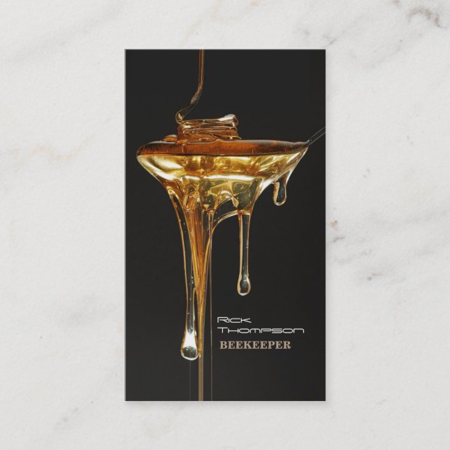 Honey Seller / Beekeeper Bee Sweet Farm Farmer Business Card (Front)