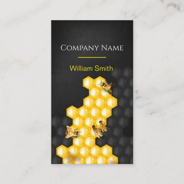 Honey Seller - Beekeeper Business Card (Front)