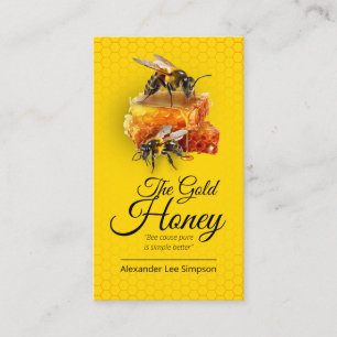 Honey Seller - Beekeeper  Business Card