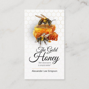 Honey Seller - Beekeeper Business Card