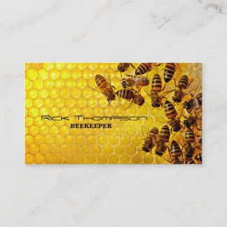 Honey Seller / Beekeeper Farmer Bee Farm Shop Business Card